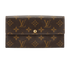 Louis Vuitton Sarah Wallet, &pound;220, Accessories, Brown, Canvas, Front view